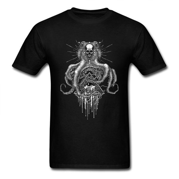 

skull retro cthulhu new year customized family men t-shirt cotton lover short sleeve tees unique sport hooded sweatshirt hoodie