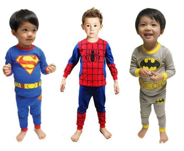 

pajamas sle knitted autumn new children's long sve home wear set, Blue;red