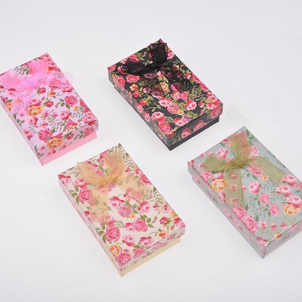 

fashion rose earring jewelry box ring box creative pendant gift jewelry 5x8cm1