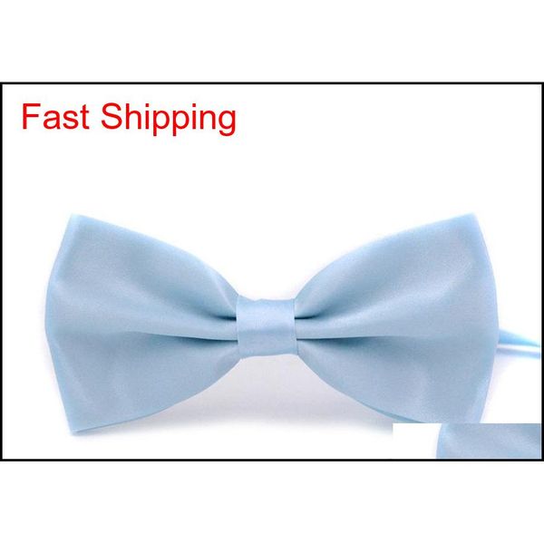 

classic kid suit boy baby bow tie fashion classic 24 solid color adjustable bowtie children bow tie birthday prom qyltzv new_dhbest, Black;gray