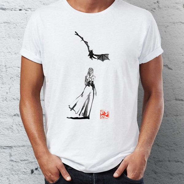 

men's t shirt mother of dragon ink art japanese traditional painting tee sport hooded sweatshirt hoodie