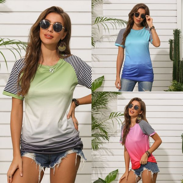 

2020 summer new women's printed casual short-sleeved for women 2020 summer new women's printed t- shirt shirtcasual short-sleeved, White