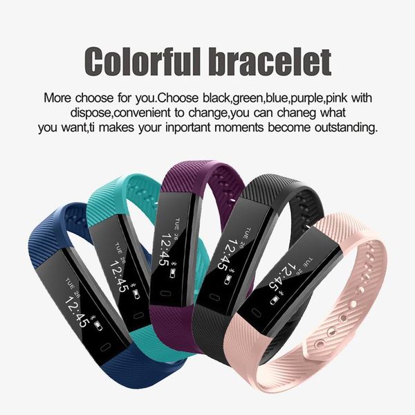 

outdoor hiking pedometers bluetooth step counter pedometer step tracker sport bracelet sleep monitor walking fitness wristband wmtgpm