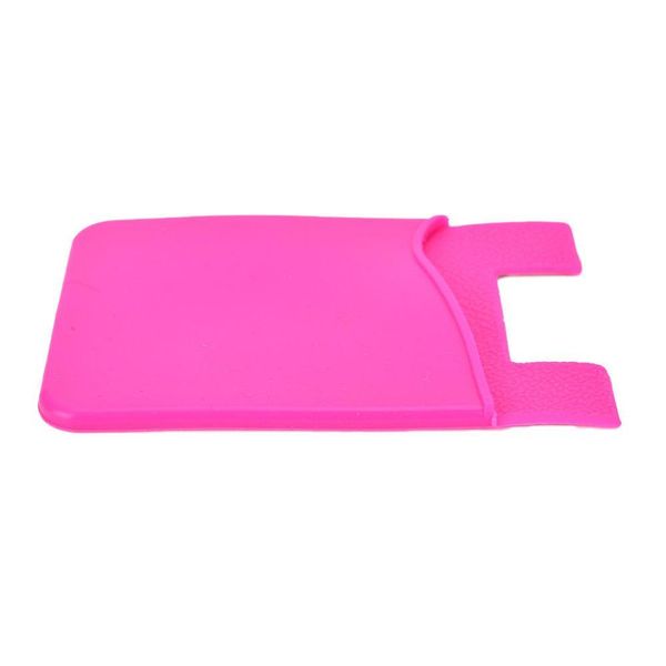 

1pcs fashion adhesive sticker back cover card holder case pouch for cell phone colorful card holder h jllmoh