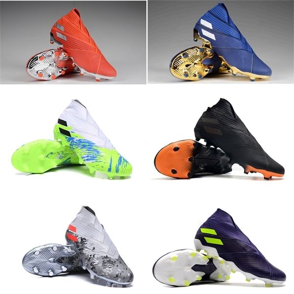 

горячий mens месси nemeziz 19,1 fg messi inflight dark motion uniforia скольжения на обувь бутсы бутсы размер us6.5-11