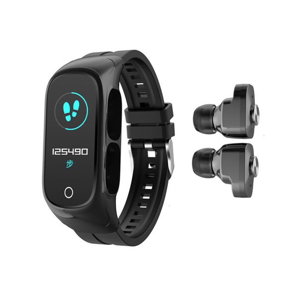 

new n8 bluetooth headset smart wristwatch tws music playing multi function sports watchbgt