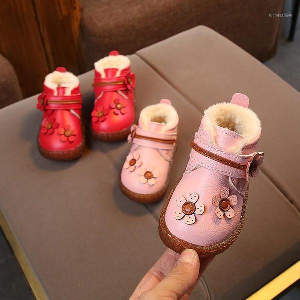 

boots 2021 winter children' cotton-padded shoes 0-3 years old baby girls snow toddler girl boots1, Black;grey
