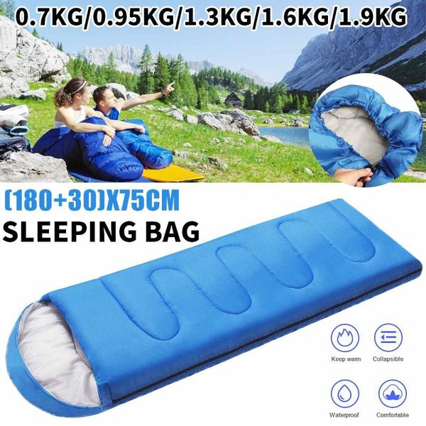 

sleeping bags 210x75cm camping bag lightweight 4 season warm envelope waterproof backpacking outdoor traveling hiking