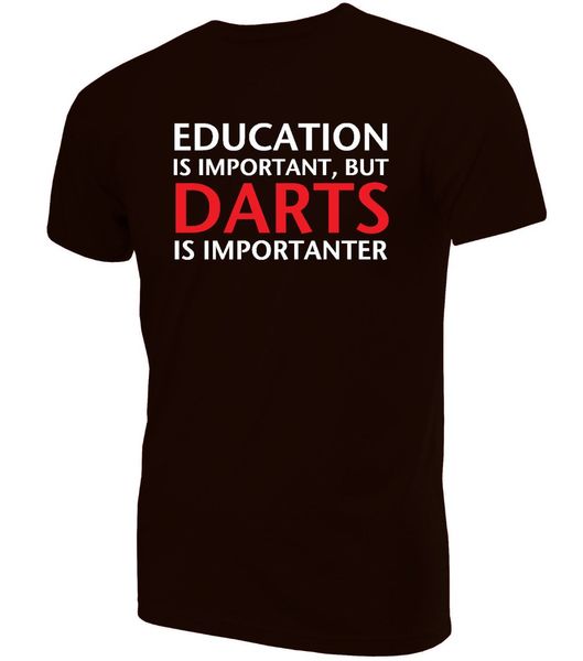 

sport 2019 fashion education darts funny printed t-shirt ~ novelty birthday present or gift men's tees