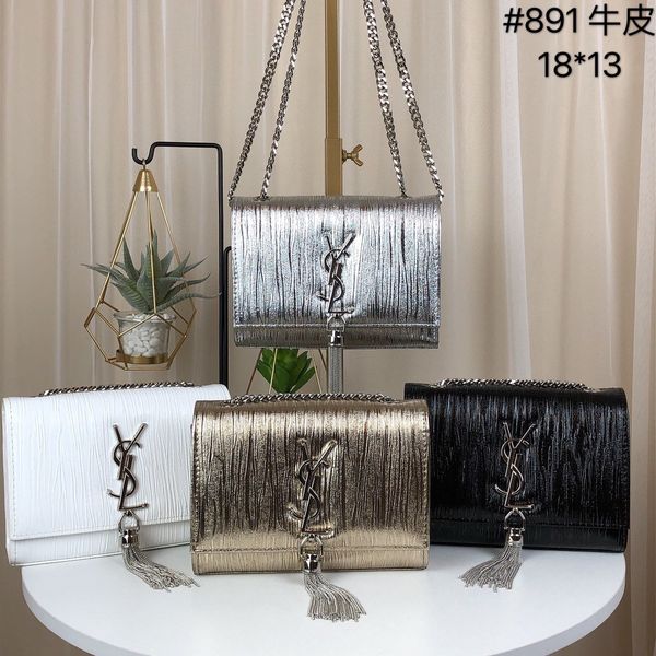 

classic cloud rainbow contrast color designer handbags shopping bags shoulder bag beach bags real leather crossbody purse messenger handb318, Black