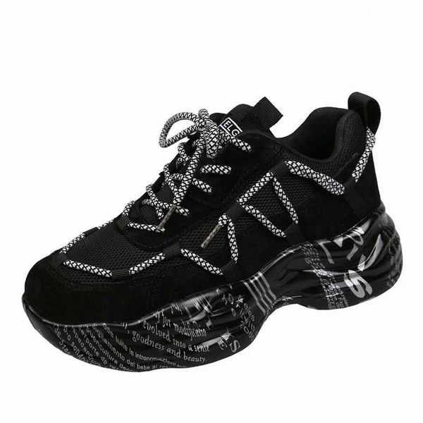 

2020 women sneaker autumn women fashion shoes chunky sneakers for female thick sole sports platform shoes woman vulcanize shoes #3t8w