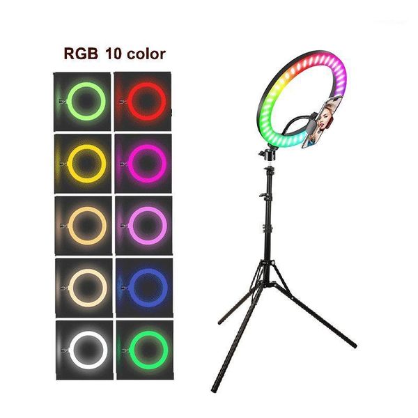 

flash heads 26cm/10inch led selfie ring light dimmable lamp po video camera phone ringlight for live youtube fill1