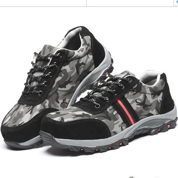 

smash-proof and puncture-resistant casual camouflage safety deodorant to wear men's shoes winter boots rqgm, Black