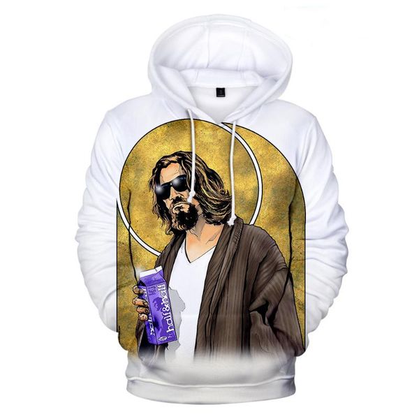 

men's/women's/children's hoodies 3d print hoody funny cute the big lebowski kpop hoodies 3d casual print classic sweatshrt, Black