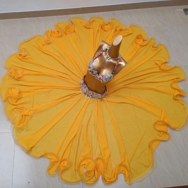 

new women belly dance costume set showgirl belly dancing clothes halloween bellydance bra&belt&skirt 4pcs suit1, Black;red