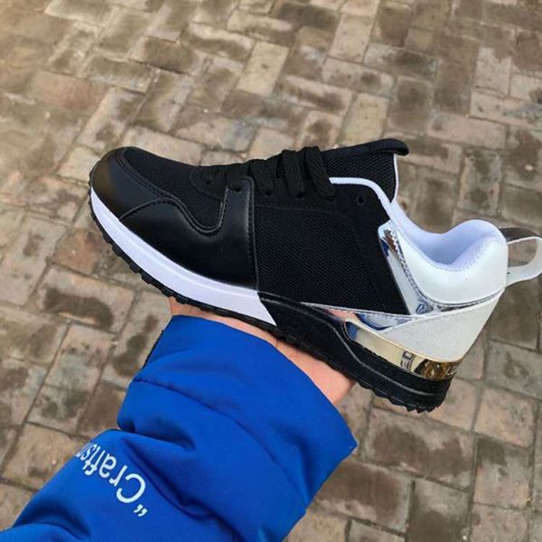 

2020 sell designer shoes genuine leather sneaker luxury mens women fashion white leather platform shoes flat casual shoes, Black