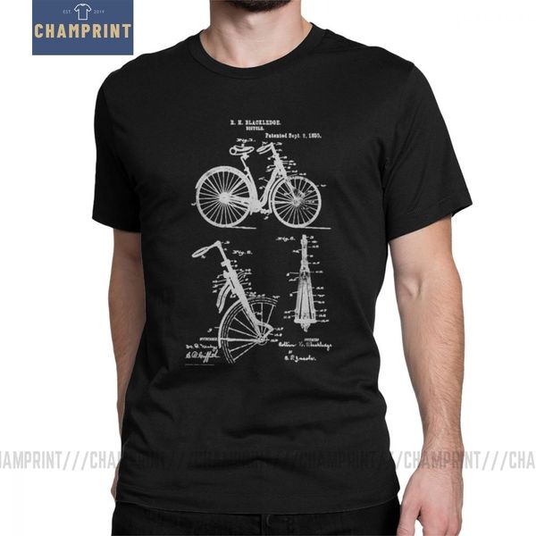 

sport men t shirts bicycle front suspension bike t-shirts 1890 mountain bike vintage short sleeve tees o neck clothes cotton big shirt