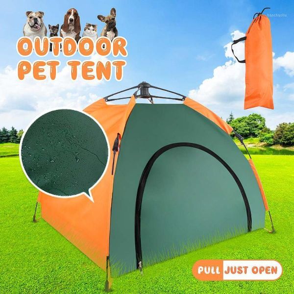 

tents and shelters indoor outdoor foldable pet tent rainproof sunscreen puppy nest bed cat house dog kennel camping hiking shelters1