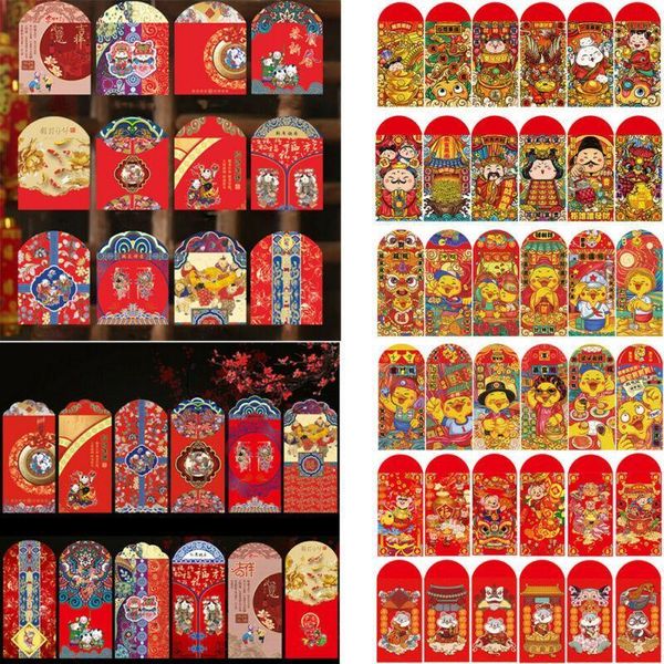 

12 pcs chinese new year money envelope hong bao 2020 red packet lucky money bag1