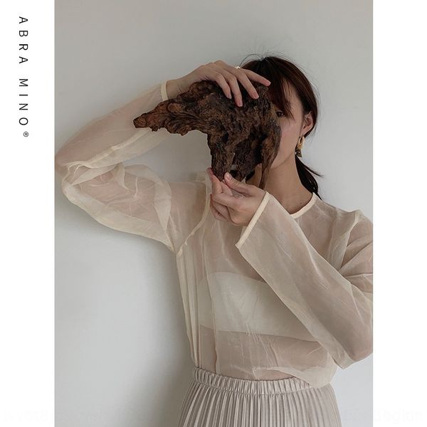 

exlni half summer wind style shirthome shirt hazy yarn thirteen lines ab home western mesh sleeve long perspective inside base shirt, White