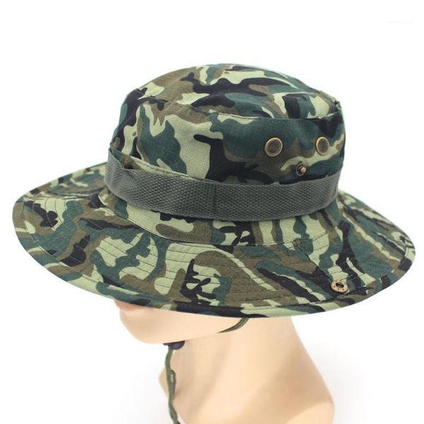 

fashion bucket hat boonie hunting fishing outdoor wide cap brim unisex1, Blue;gray