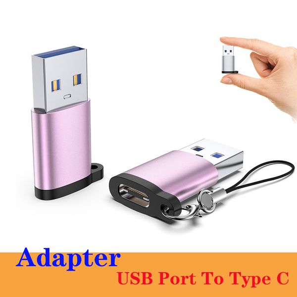 Cabo USB macho para Type-C Typc c Adaptador USB 3.1 para carregador Type-C Conversor de sincronização de dados para iphone 12 series