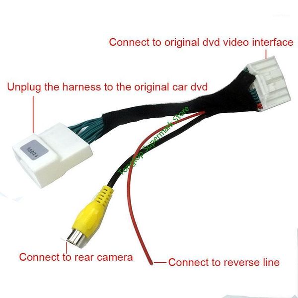 

car screen rear view camera reversing video adapter wire for cx-5 cx 5 cx5 2020 20201