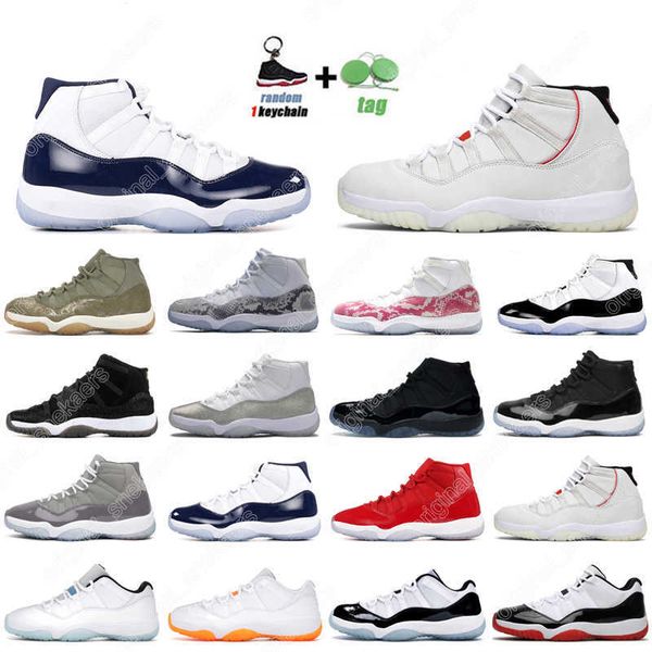 

7-13 classic 11s basketball shoes for men women jubilee 25th anniversary bred concord 45 legend blue metallic silver space jam mens