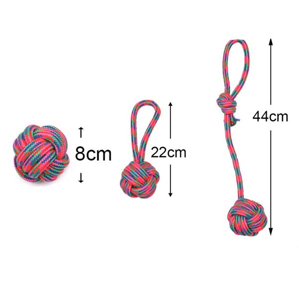 

3 шт. большая собака че канал игрушка набор хлопковых собачьих шариковых игрушек для больших собак зубы прочные агрессивные домашние собаки