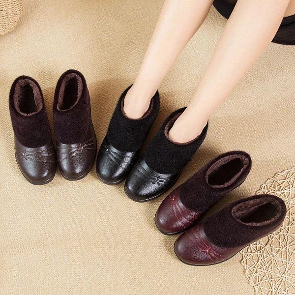 

2020 boot female brand designer women's winter casual style women's boots fashion chunky women shoes zapatos de mujer #jj4w, Black