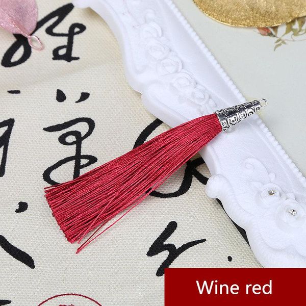 

10pcs mini metal cap tassel jewelry curtain garments decorative accessories diy key cell phone bag fringe trim tassels pendant h bbyiqs