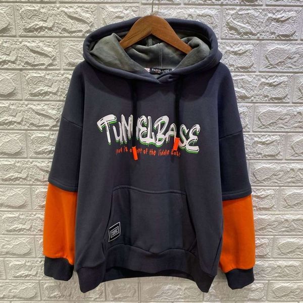 

fashion sweater 2020 autumn children's winter clothing men's and women's letter hooded korean pullover, Black