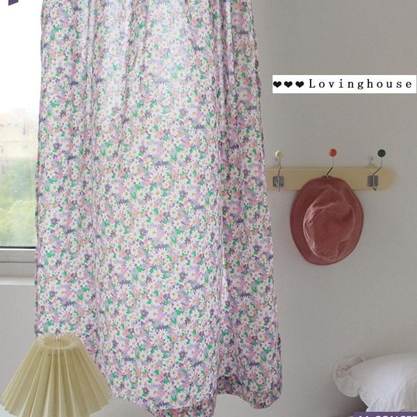 

bedroom hanging curtain purple flower decoration door curtain living room girl bedroom decoration