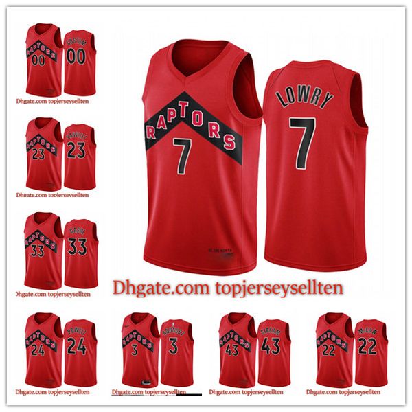 

toronto raptors men kyle lowry pascal siakam fred vanvleet red icon new uniform 2020-21 basketball jersey, Black