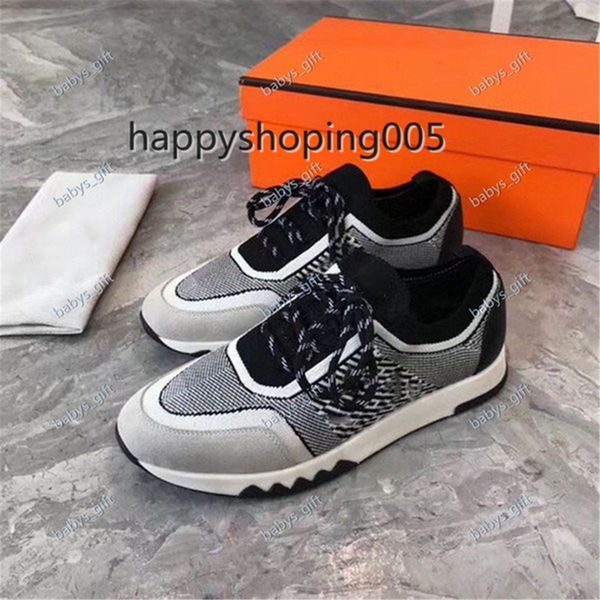 

luxury designer brand h sneakers cowhide fashion men comfortable casual flat shoes high shoes mk01, Black