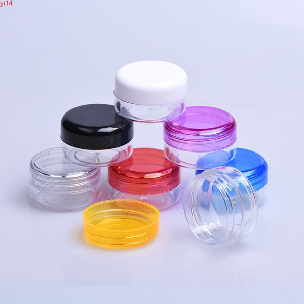 15g x 50 coloridos recipientes cosméticos plásticos vazios com tampas, pote de bálsamo labial, frasco de exposição de amostra de creme 15cc, garrafas de maquiagem