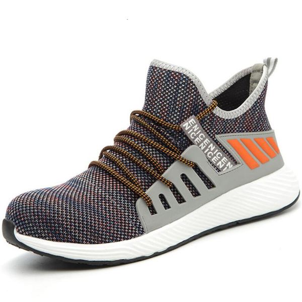 

breath-proof anti-smashing soft-breathing breathing four anti-slip stations and safety winter working shoes qaxl, Black