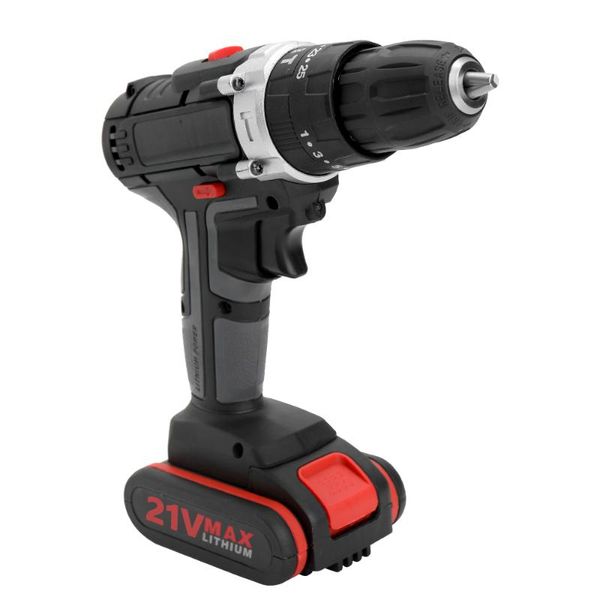 

21v impact electric battery cordless hand electric drill three funct screwdriver home diy power tools home decoration drilling