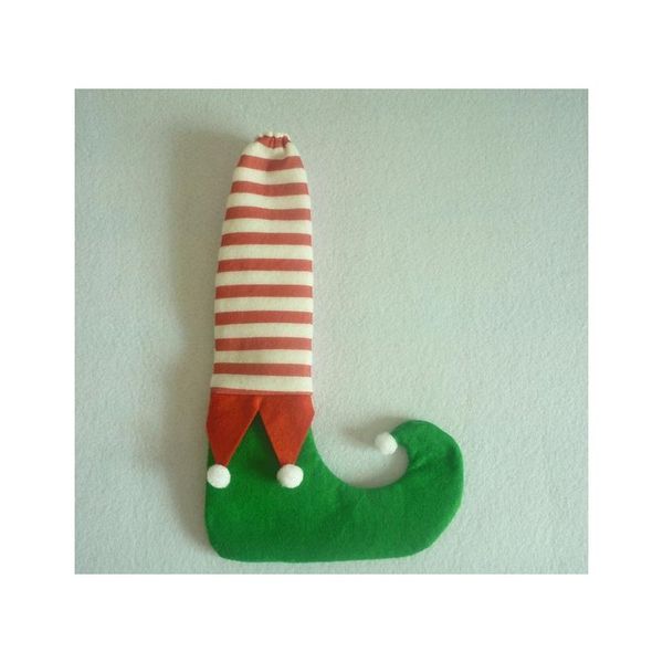 

new design 4pcs /set santa claus leg chair foot covers lovely table decor christmas home decorations funny jllbyr sport77777