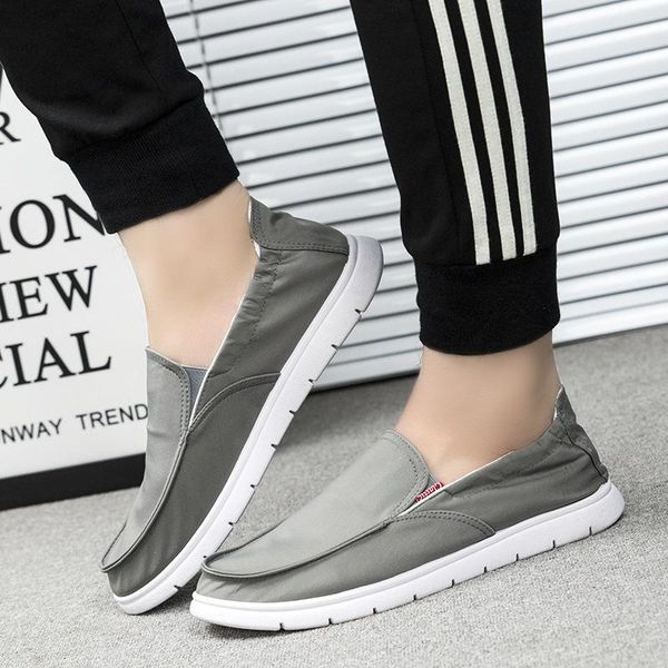 

new men casual shoes canvas shoes for men chaussure homme spring/autumn breathable fashion sneakers man walking shoe, Black