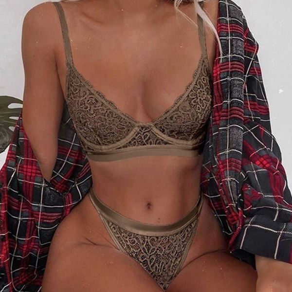 

fashion womens lingerie lace bra g-string ladies triangle thong underwear set nightwear sleepwear 2pcs, Black;white