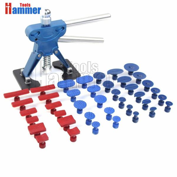 

hammer tools 41pcs automotive paintless dent repair removal hail pdr tools dent lifter puller tabs kits