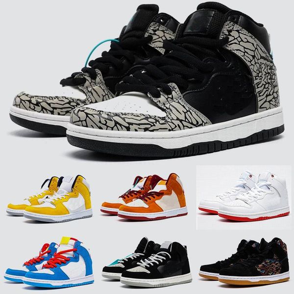 

wholesale dunk sb high elephant skateboarding shoes kevin bradley doraemon premium northern lights men women sport sneakers running trainers
