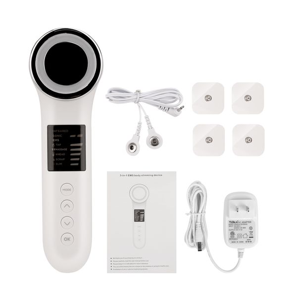 

3 in 1 portable ultrasound ems body slimming machine home use ultrasonic fat burner beauty equipment