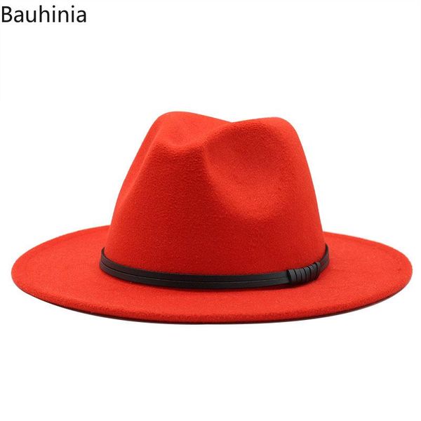 

wide brim hats fashion vintage women men outback hat panama jazz felt fedora cowboy godfather sombrero caps, Blue;gray
