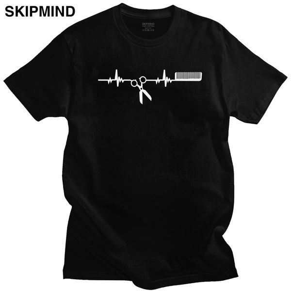 

trendy barber t shirt short sleeve tshirt designer hairdressing hearbeat tee shirt fashion loose fit clothes sport hooded sweatshirt hoodie