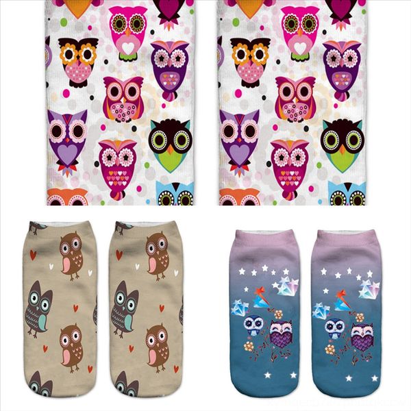 

wsrv3 owl fatigue socks compression compression socks for varicose veinsswelling,anti running wool sockpain animal print, Black