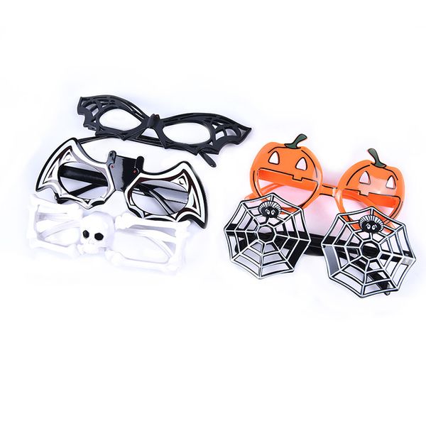 

halloween new 1pc masquerade 2020 party funny pumpkin skulls spider glasses