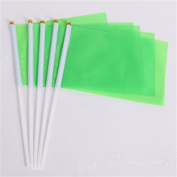 

hand small red flag 20 * 28cm square solid color no picture no word celebration flag solid color decoration small national flag 199 g2