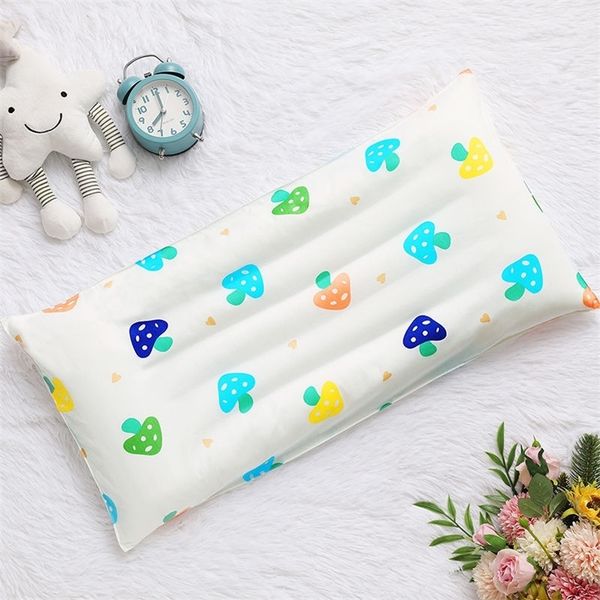 

1 piece cartoon animal printing baby pillow 2 sizes toddler pillow breathable 100% cotton kids baby pillow 0-3 years old child lj201208